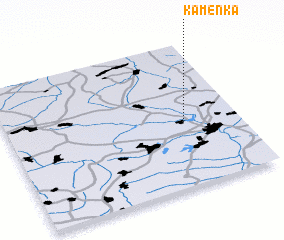 3d view of Kamenka