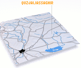 3d view of Quzjalī aş Şaghīr