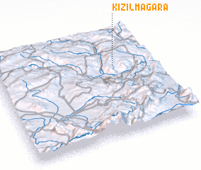 3d view of Kızılmağara