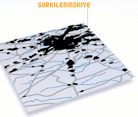 3d view of Gorki-Leninskiye