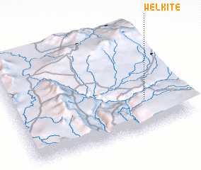 3d view of Welkʼītʼē