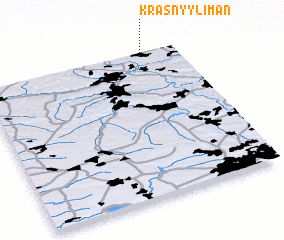 3d view of Krasnyy Liman