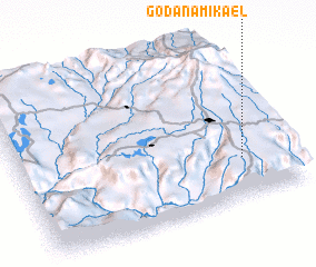 3d view of Godana Mīkaʼēl