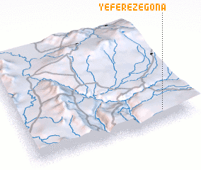 3d view of Yeferezē Gona