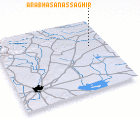 3d view of ‘Arab Ḩasan aş Şaghīr