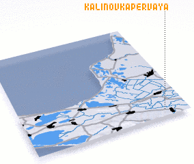 3d view of Kalinovka Pervaya