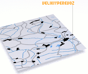 3d view of Velikiy Perevoz