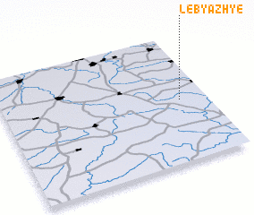 3d view of Lebyazh\