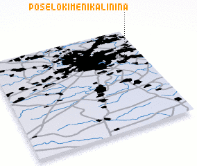 3d view of Posëlok Imeni Kalinina