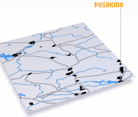 3d view of Pushkino