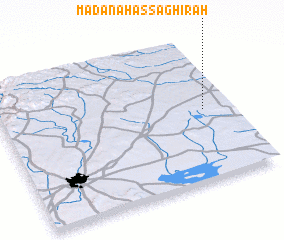 3d view of Madanah aş Şaghīrah