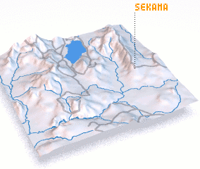 3d view of Sekʼama