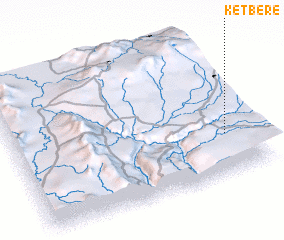 3d view of Kʼetʼberē