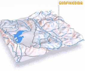 3d view of Gonfī Kʼedīda