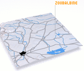 3d view of Zoub Albine