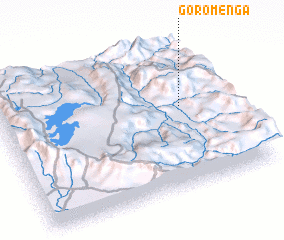 3d view of Goro Menga