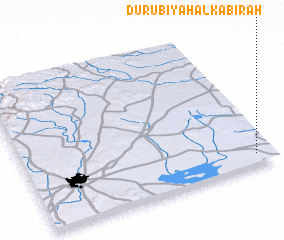 3d view of Durūbīyah al Kabīrah