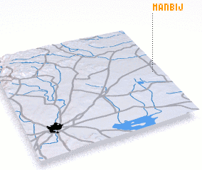 3d view of Manbij