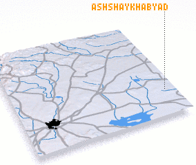 3d view of Ash Shaykh Abyaḑ