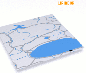 3d view of Lipin Bor