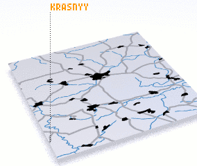 3d view of Krasnyy