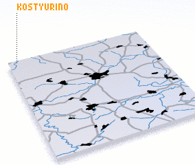 3d view of Kostyurino