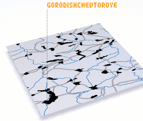 3d view of Gorodishche Vtoroye