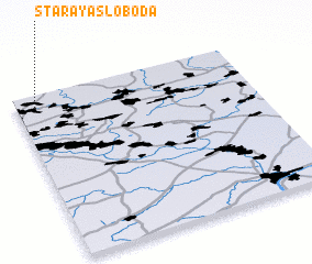 3d view of Staraya Sloboda