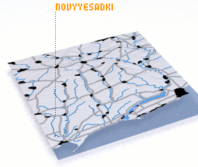 3d view of Novyye Sadki
