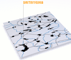 3d view of Dmitriyevka