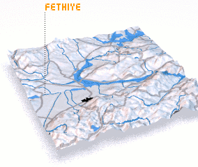 3d view of Fethiye