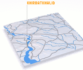3d view of Khirbat Khālid