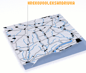 3d view of Hrekovo-Oleksandrivka