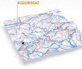 3d view of Aşağıboğaz