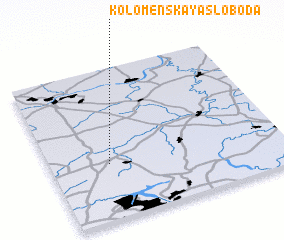 3d view of Kolomenskaya Sloboda