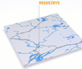 3d view of Medvezh\