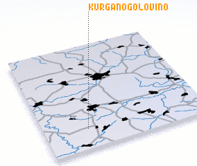 3d view of Kurgano-Golovino