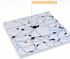 3d view of Novaya Kamenka