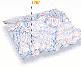 3d view of Tʼekʼo