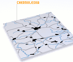 3d view of Chernoleska