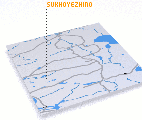 3d view of Sukhoyezhino