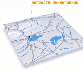 3d view of Mazra‘at Muḩammad Aḩmad