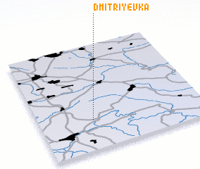 3d view of Dmitriyevka