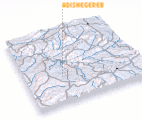 3d view of Ādī Shegereb