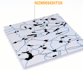 3d view of Nizhnedevitsk