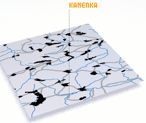 3d view of Kamenka