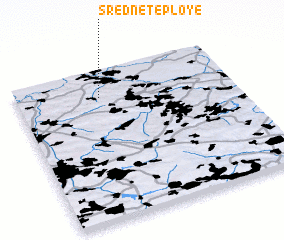 3d view of Sredne-Tëploye