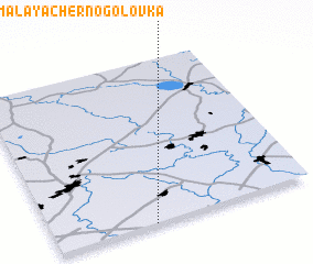 3d view of Malaya Chernogolovka