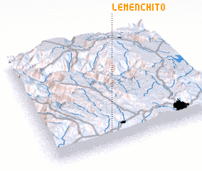 3d view of Lēmen Chʼīto