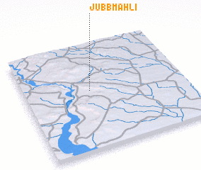 3d view of Jubb Maḩlī